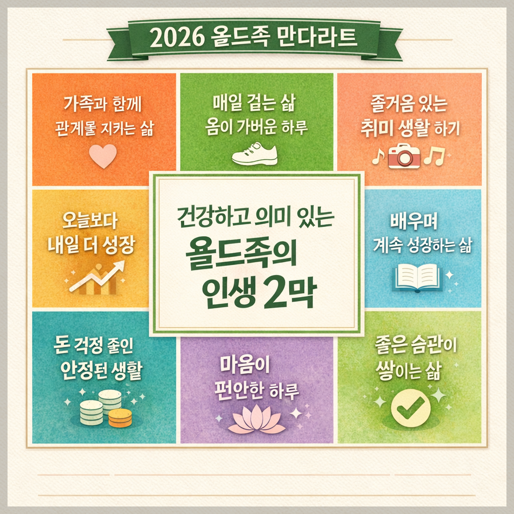 2026 욜드족 버킷리스트 50선