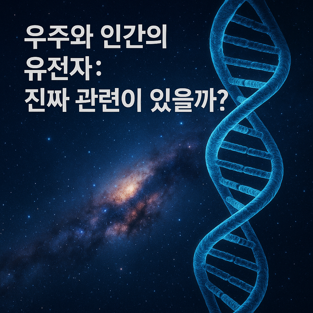 우주와 인간의 유전자: 진짜 관련이 있을까? 인포그래픽