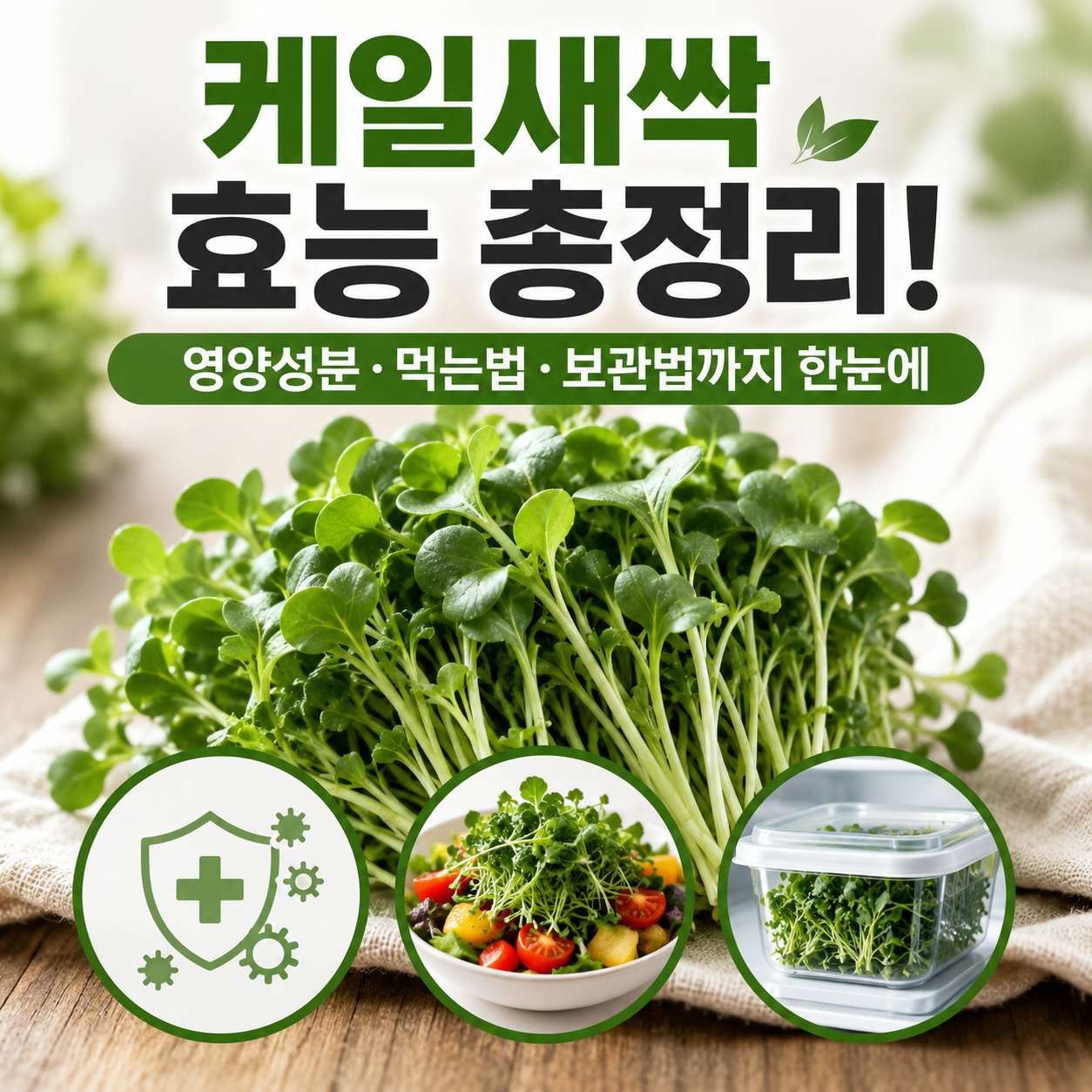 케일새싹 효능