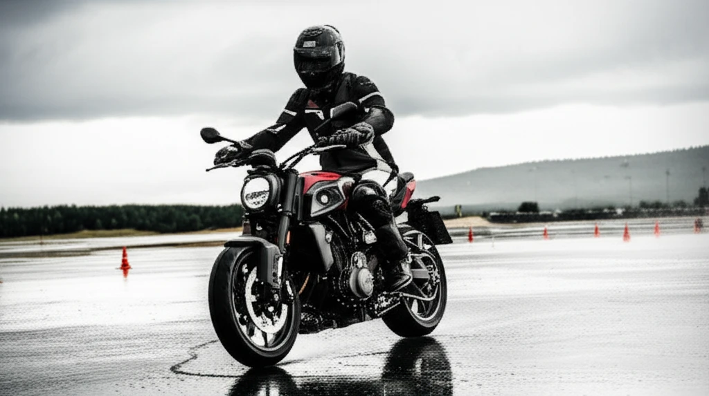 오토바이 안전 운전의 시작: 급정거 ..