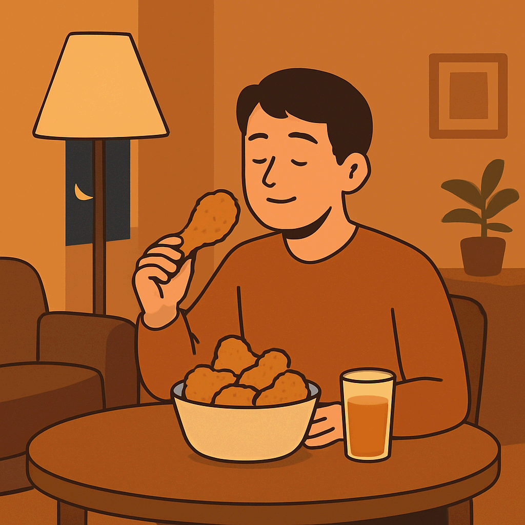 "치킨 한 조각에 담긴 삶의 리듬, 데이터로 풀어보다"