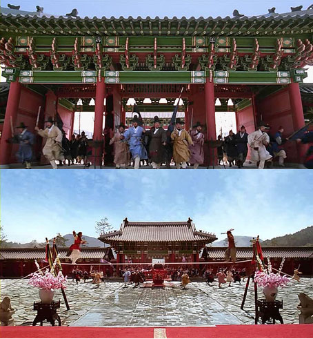 영화 왕의남자 중종반정 장면