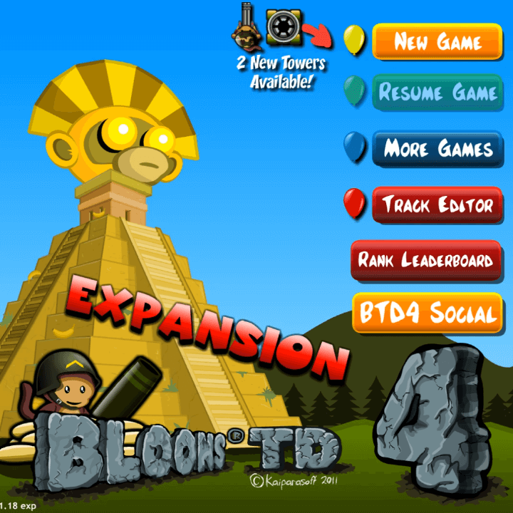 풍선타워디펜스4-확장판-플래시게임-메인-화면
