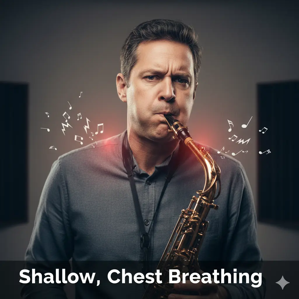 어깨가 들썩이면 '가짜 호흡'(흉식호흡)