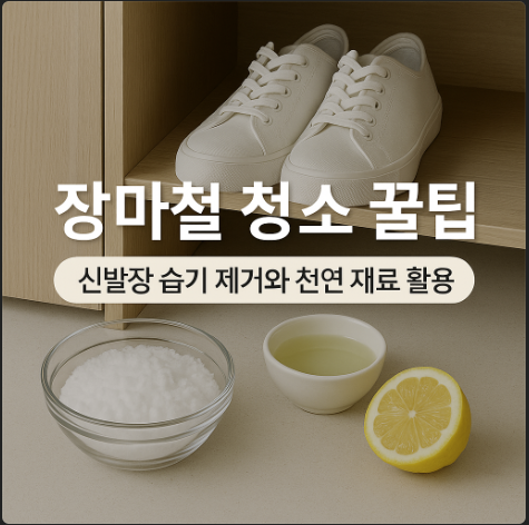 장마철 청소 꿀팁, 창문 틈새, 욕실, 신발장 습기 관리와 곰팡이 방지법