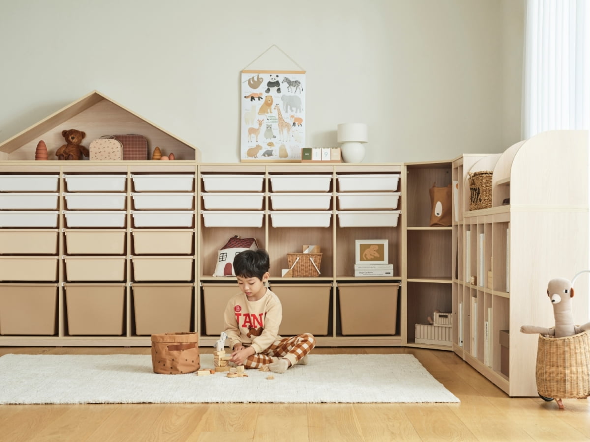 한샘 샘키즈 수납장 모습.