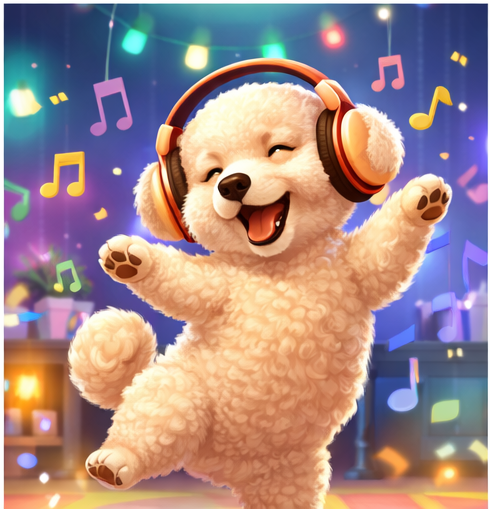 뮤직챌린지 AI 강아지 영상