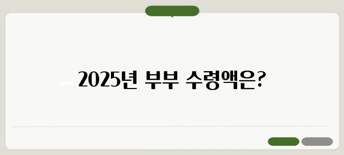 기초연금 2025년 부부수령액