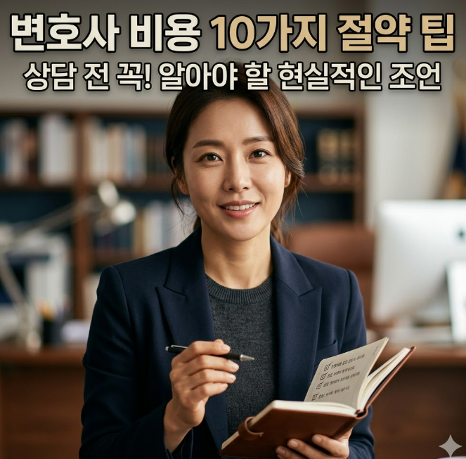 변호사 비용 아끼는 방법 10가지, 상담 전 꼭 알아야 할 현실적인 절약 팁
