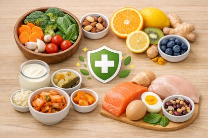 식단으로 면역력 높이는 음식 구성 예시8