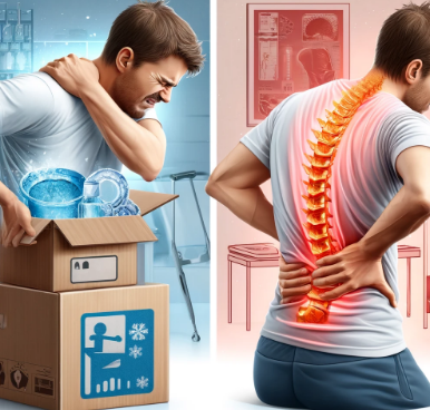 물건들다가 허리 삐끗한 사람