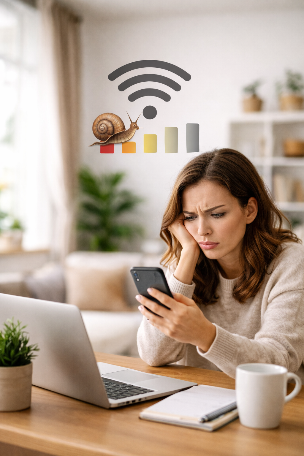 집 와이파이 느릴때 관련사진