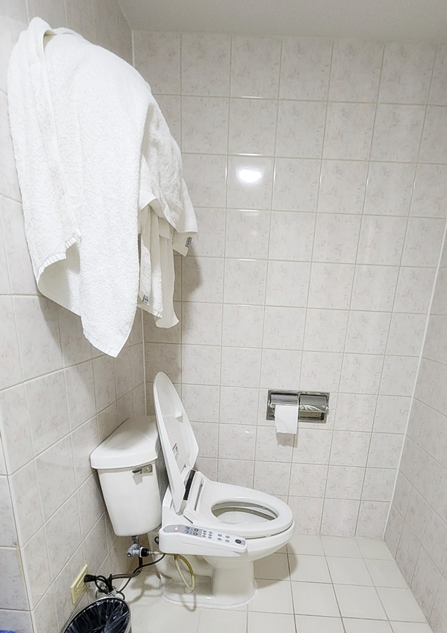 화장실과 첫날의 수건 양