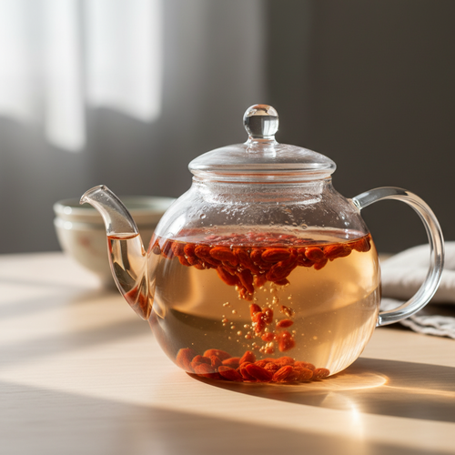 구기자 효능 200% 높이는 섭취 방법 첫 번째: 차와 물로 꾸준히