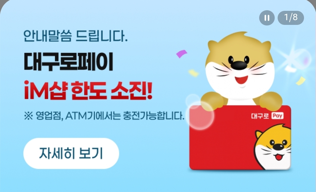 대구로페이-iM샵 한도소진