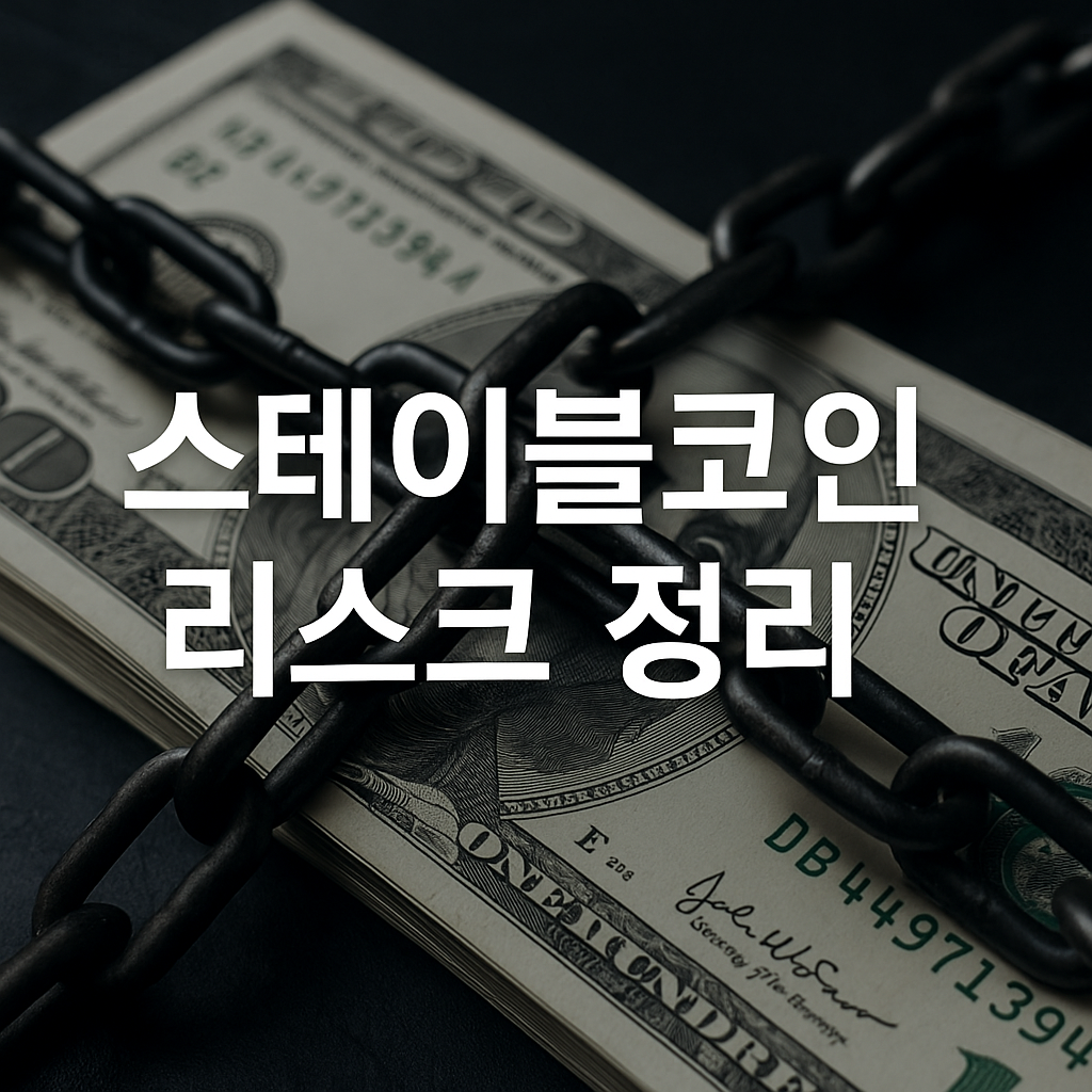 스테이블코인 리스크 유형