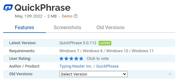 QuickPhrase