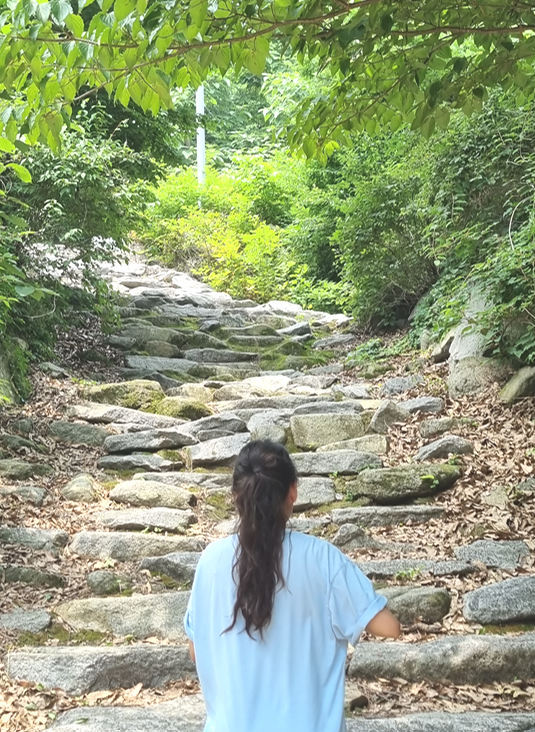 긴머리-히피펌-3개월차