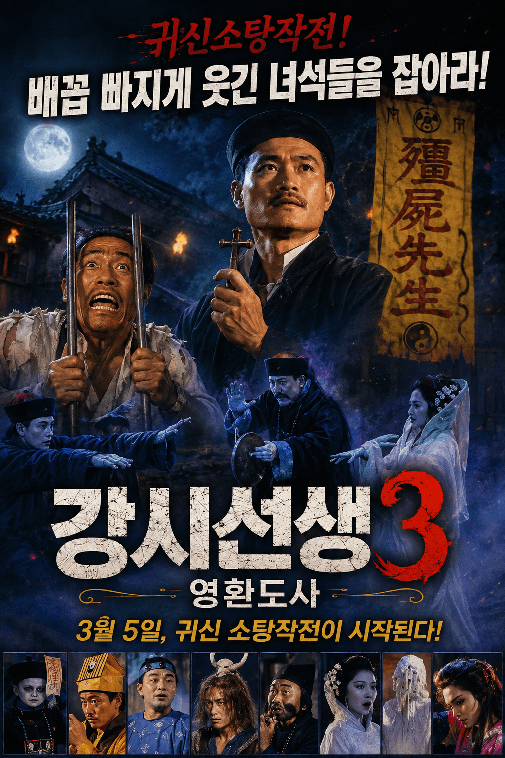 고전 강시영화 강시선생