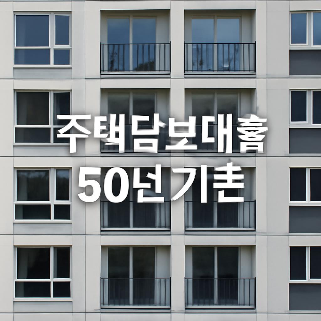 주택담보대출 50년 기준