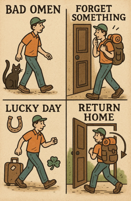 여행·이동 관련 미신