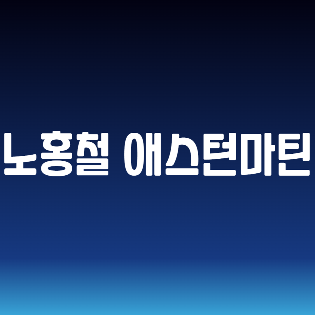 노홍철 애스턴마틴