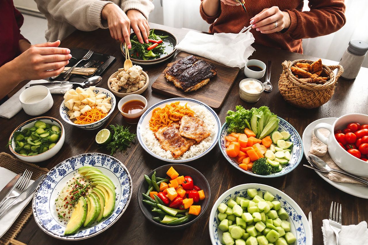 건강한 식습관 실천