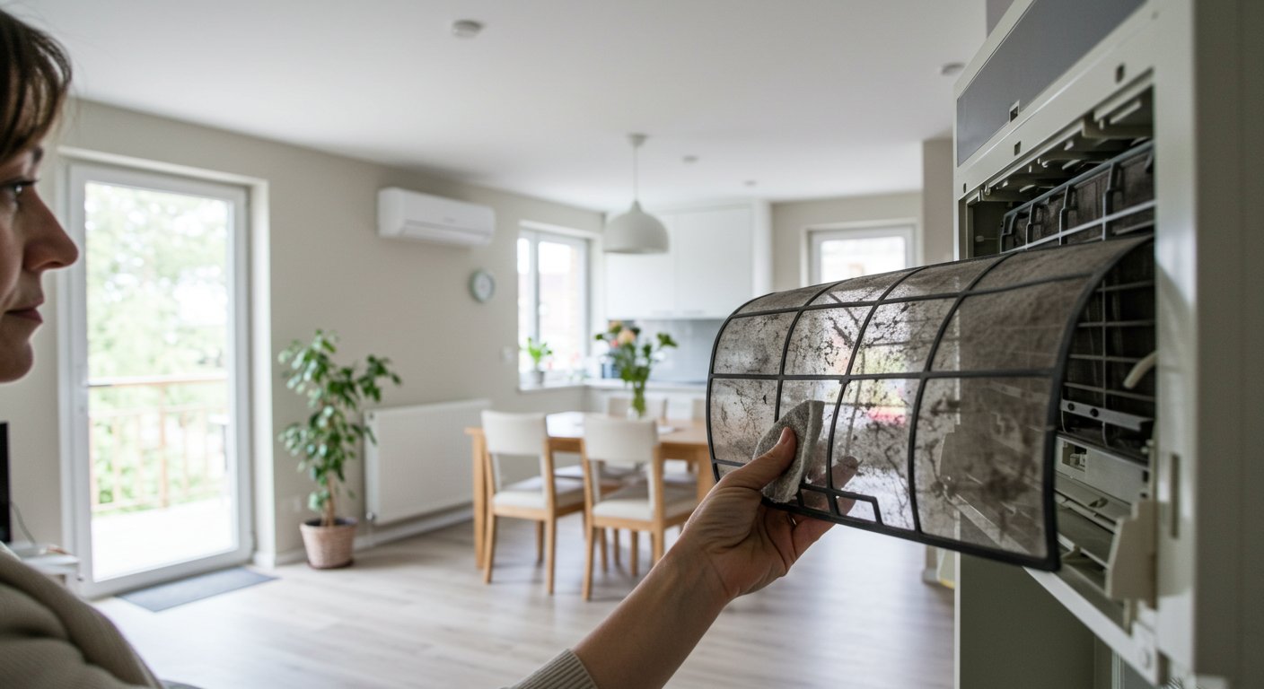 에어컨 필터 청소 주기와 청소 방법