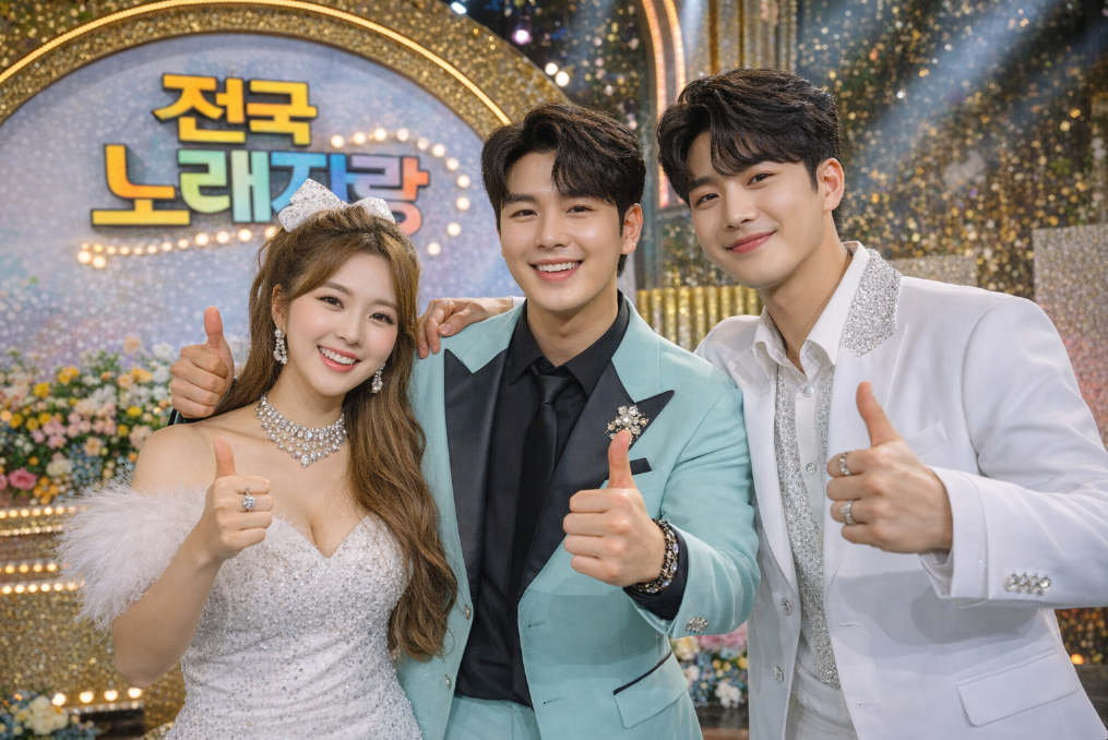 하이량 전국노래자랑 완전 장악, 김희재·신승태와 훈훈 케미 폭발