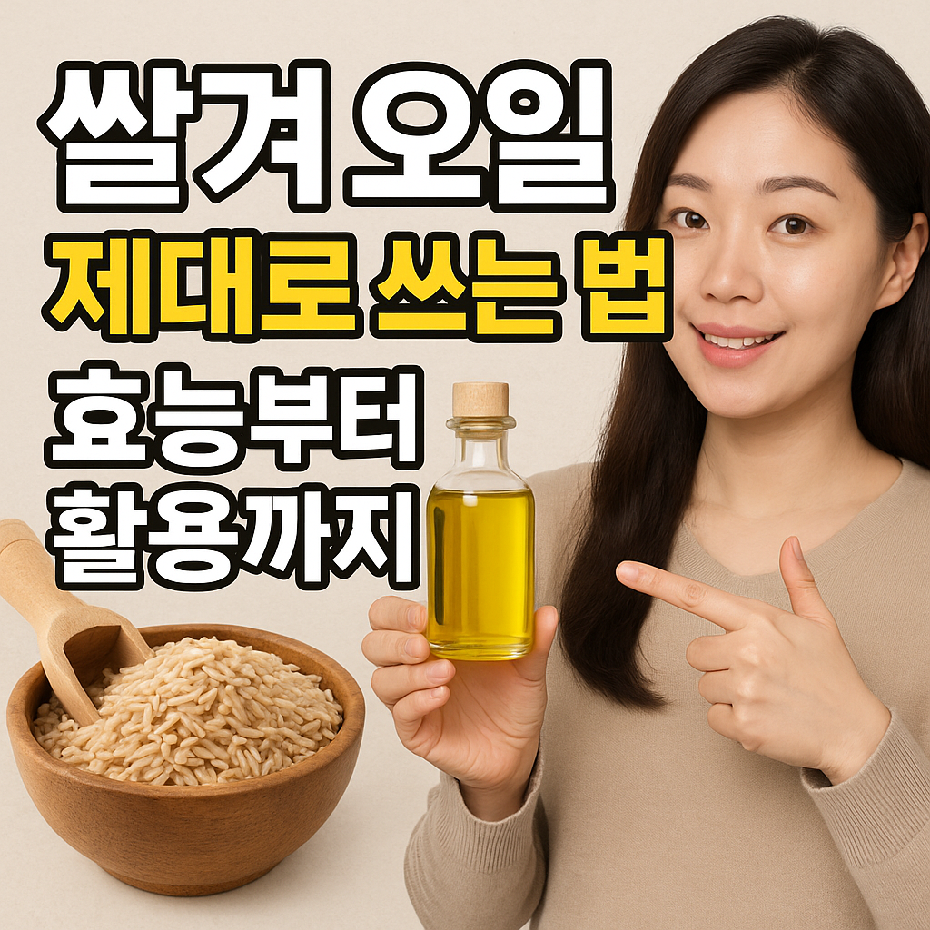 쌀겨 오일