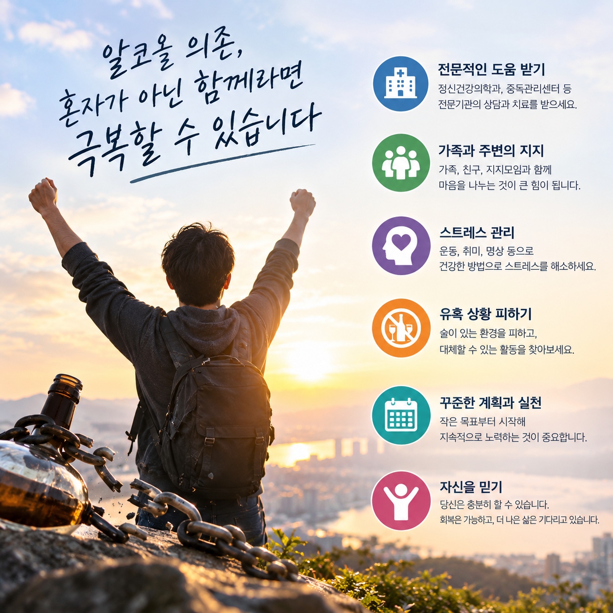 알콜중독 극복