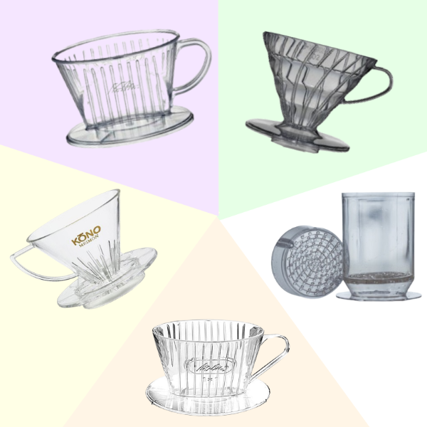 드리퍼 선택 가이드: 드리퍼 구조, 드리퍼 소재와 형태 및 브랜드에 따른 차이