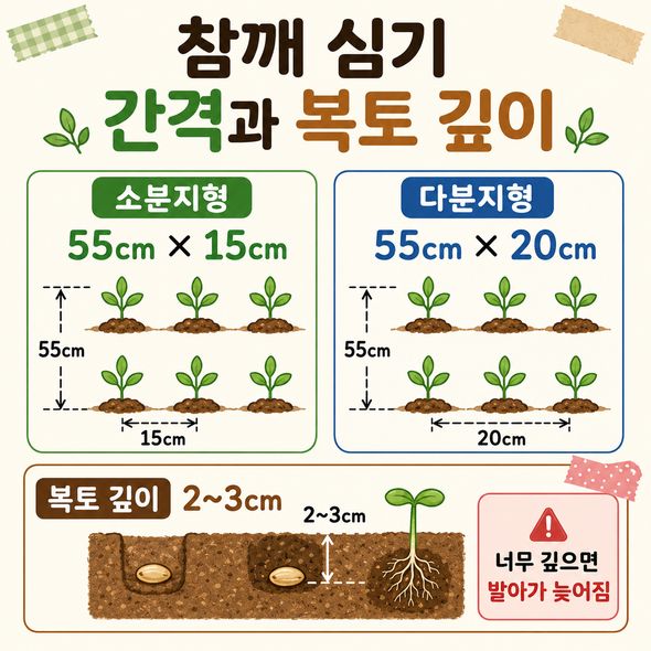 참깨 파종시기