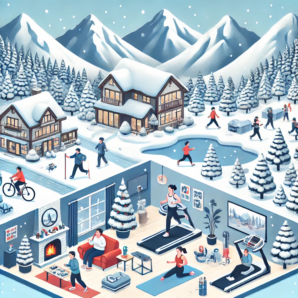 겨울 동안 활동적인 생활을 유지하는 방법