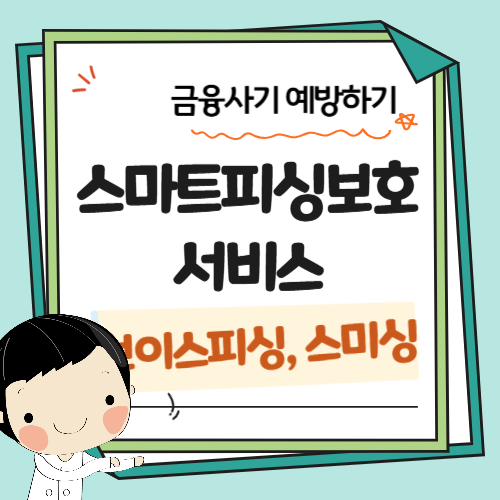 보이스피싱, 스미싱 금융사기 예방하기