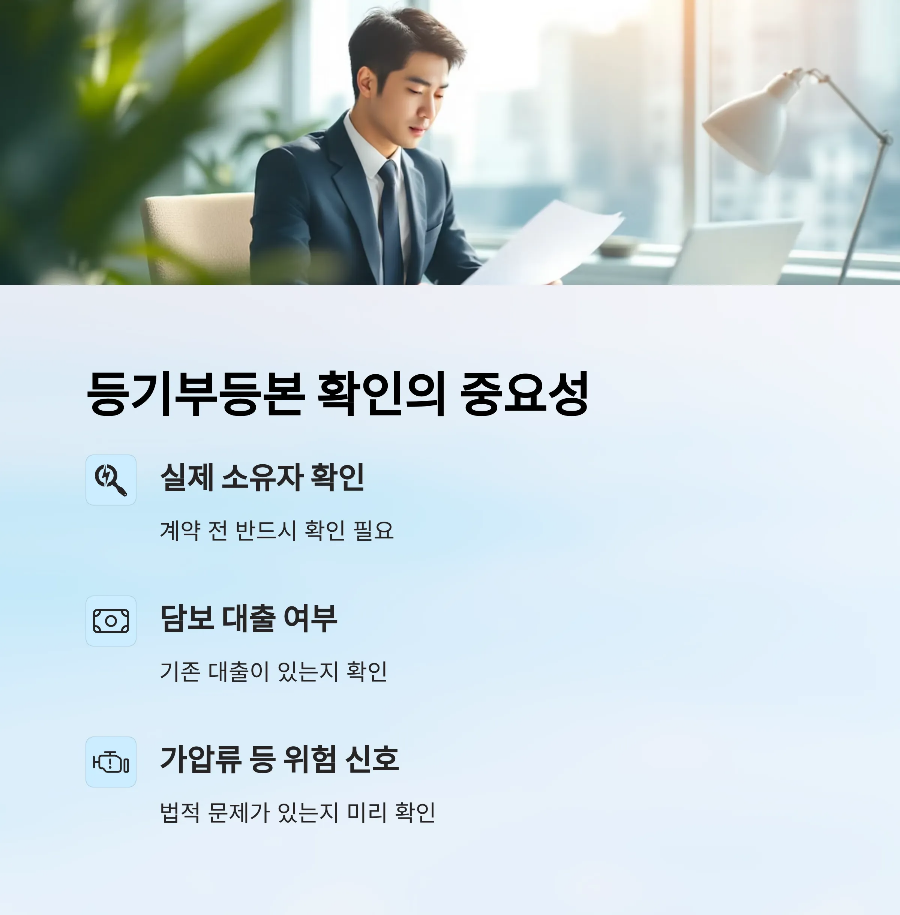 등기부등본 확인의 중요성