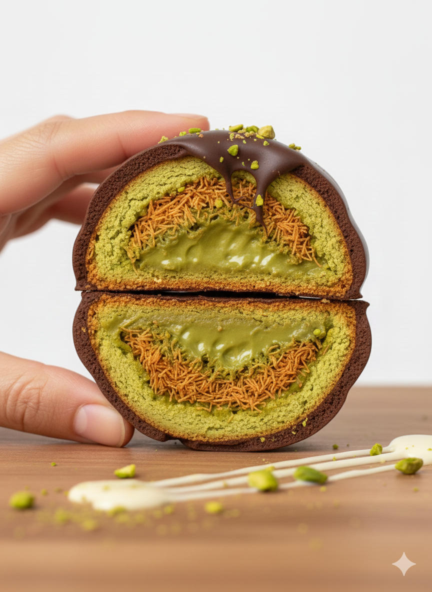 제미나이로 만든 두바이 쫀득쿠키 이미지