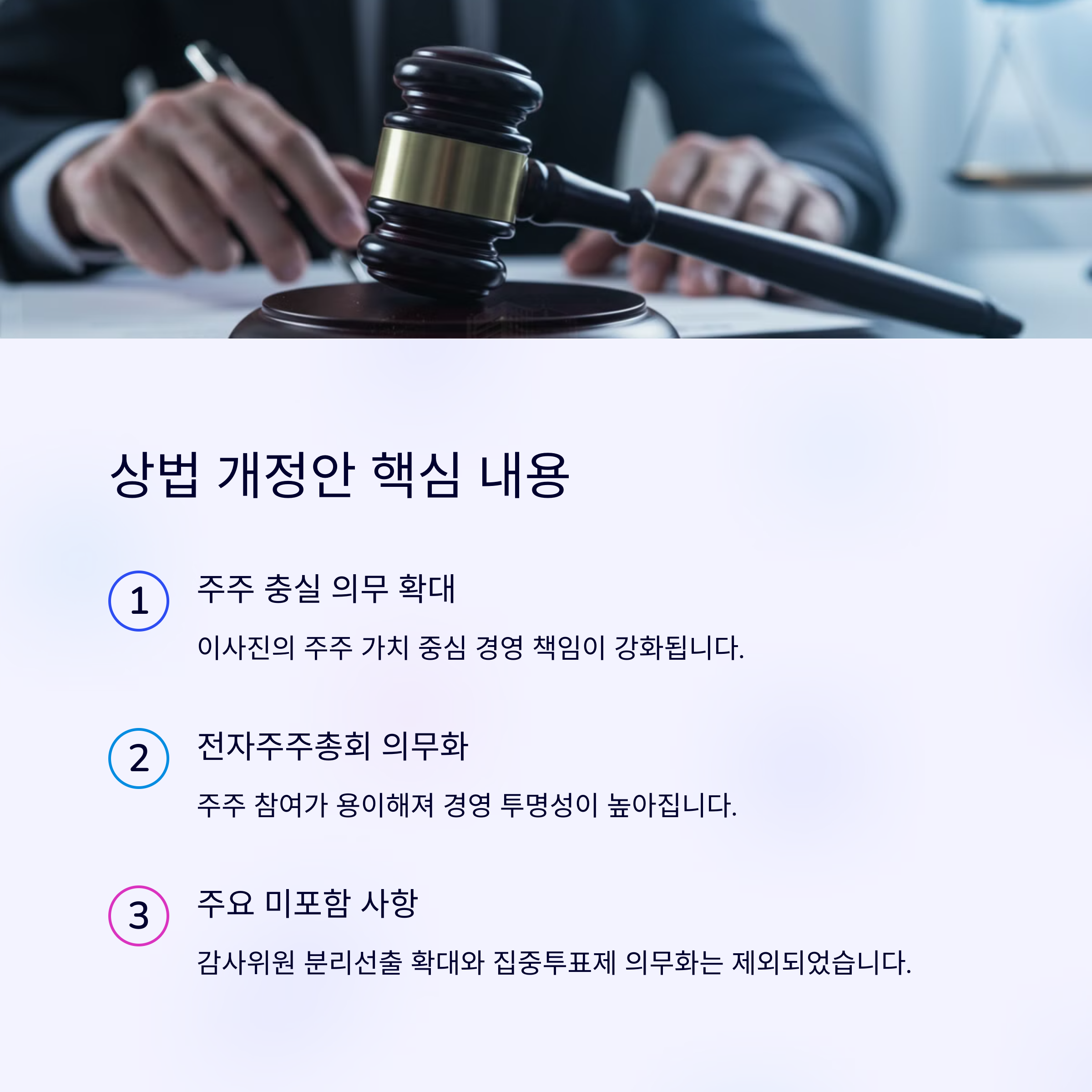 상법 개정안 개요