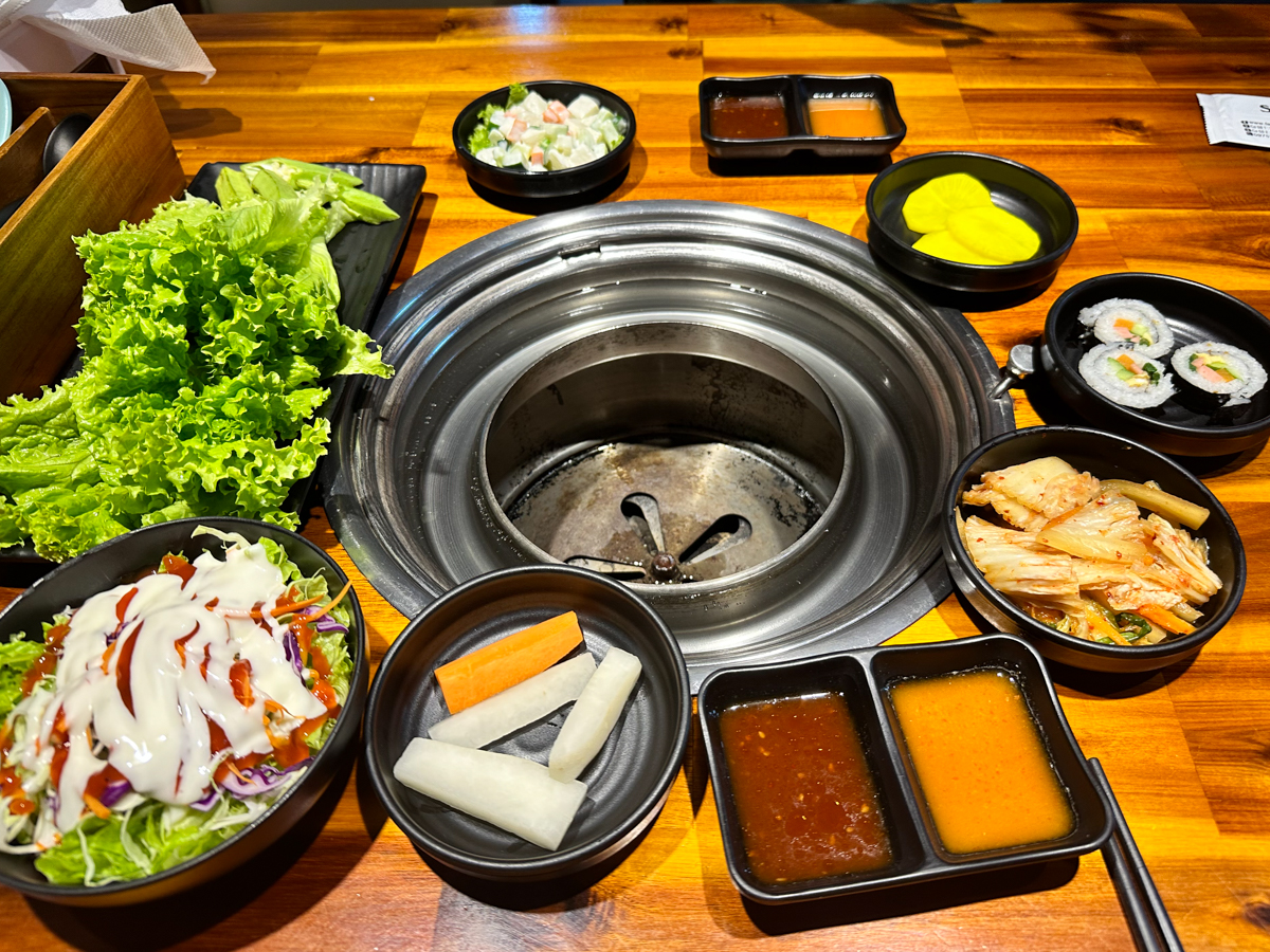 푸꾸옥 남부 안토이 수원 BBQ 기본 반찬