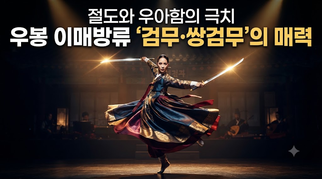 칼끝에 서린 우아한 품격, 우봉 이매방류 '검무(쌍검무)'의 세계