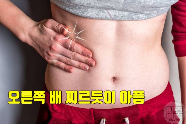 배가 찌르듯이 아픔 게실염 증상 배 오른쪽 통증