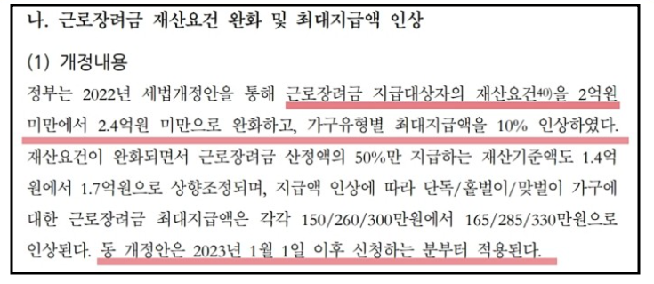 근로장려금
