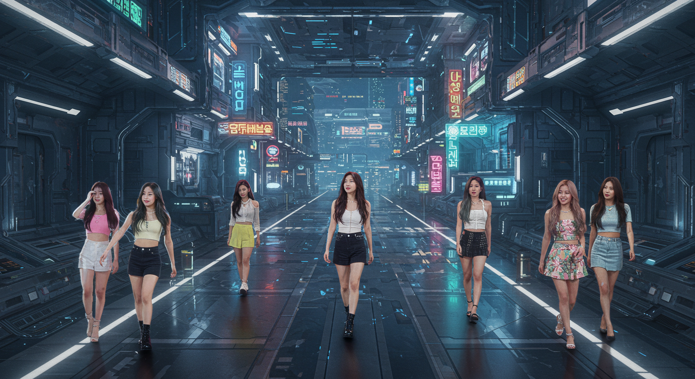 도시형 우주선에서 살아가는 여자들