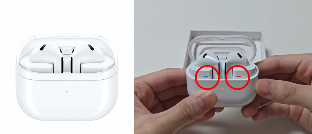 갤럭시버즈3 화이트 open &amp; close