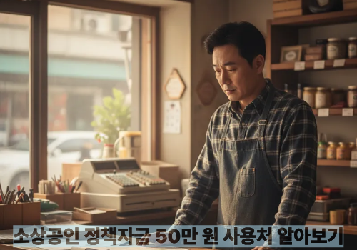 소상공인 정책자금 50만 원 사용처 알아보기
