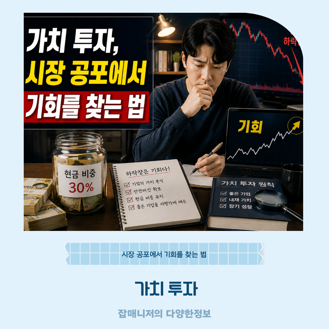 가치 투자, 시장 공포에서 기회를 찾는 법