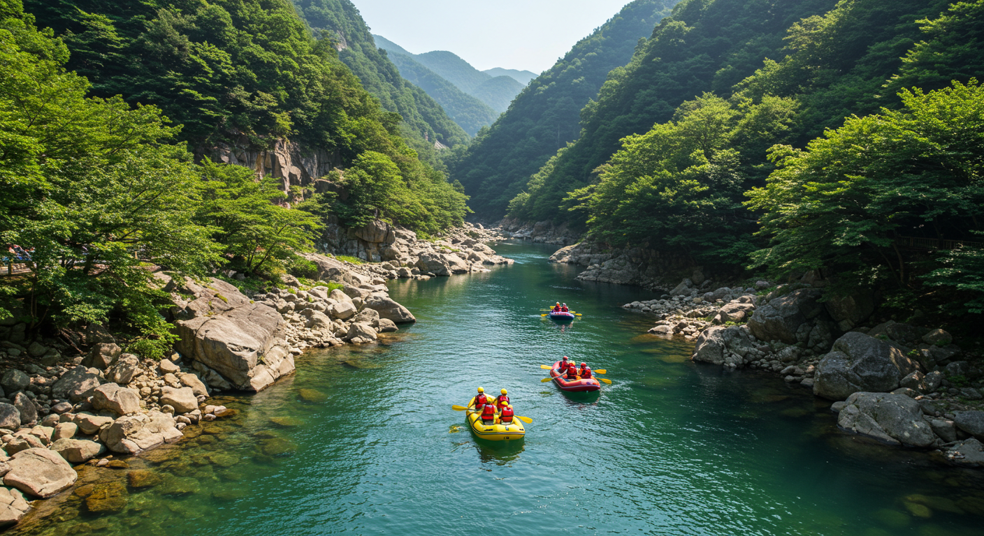 인제 내린천 계곡