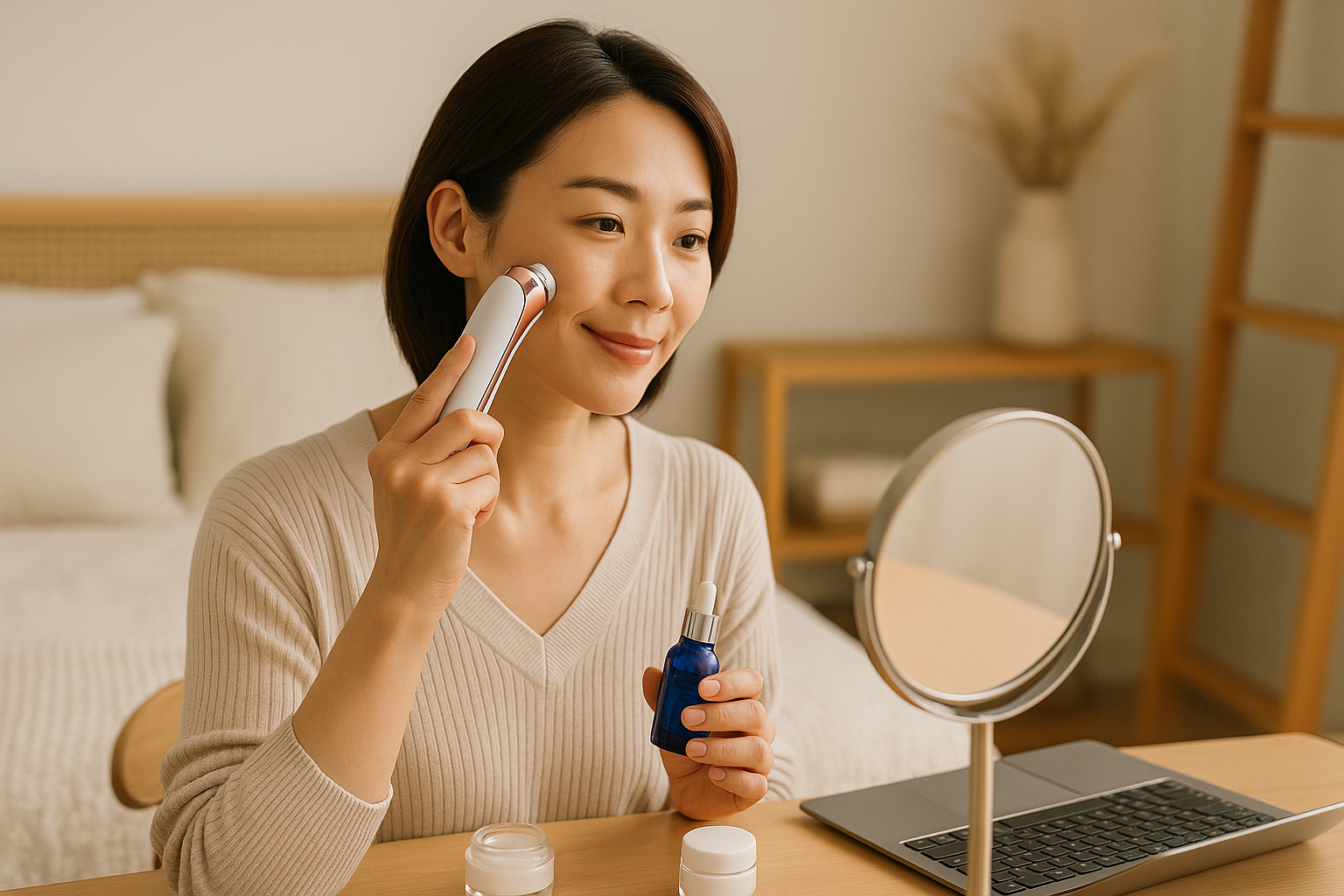 홈케어 리프팅기 사용