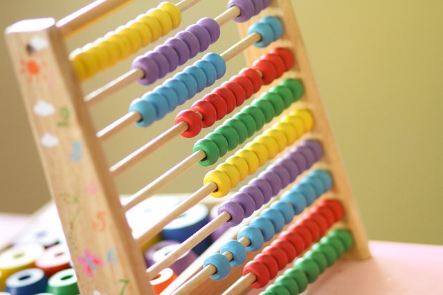 a colorful abacus