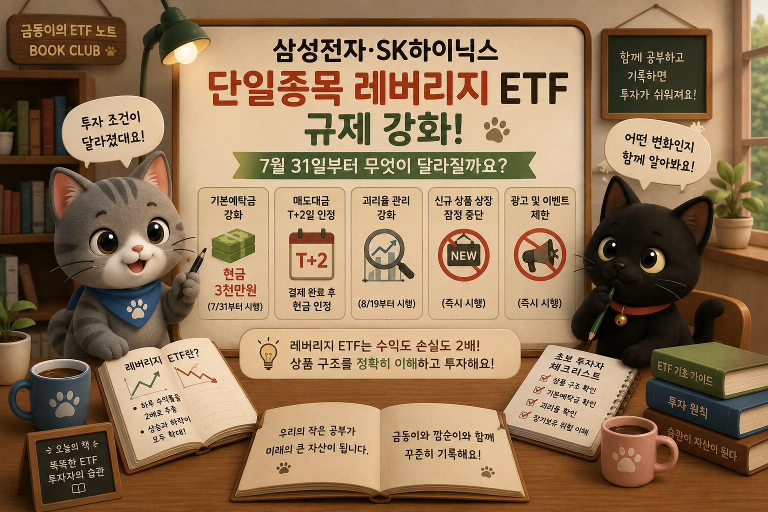 국내 주식ETF 삼성전자, 하이닉스 레버리지 ETF 규제 강화 관련 내용